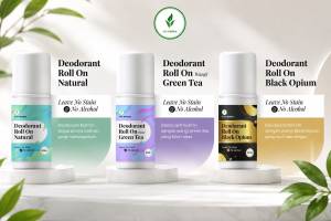 A 81 Herbal Deodorant Tawas Alami Roll On Cair Non Alkohol