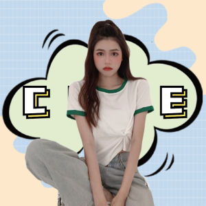 LEAShop เสื้อยืดคอกลม สีพื้น เนื้อผ้านิ่มสวมใส่สบาย ใส่ได้ทุกโอกาส ดูเรียบๆแต่บอกเลยน่ารักสุดๆไปเลย