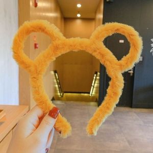 BANDO LUCU KARAKTER HEWAN BULU HALUS BONDU MOTIF telinga KUPING KELINCI KUCING BERUANG BANDANA CAT BEAR RABBIT WANITA ANAK DAN DEWASA Wanita Cewek Korea Korean Style FASHION