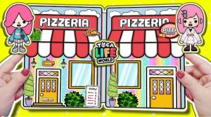 Toca Boca Nhà Bê búp bê giấy ngôi nhà toca boca Phiên Bản Đặc biệt P2