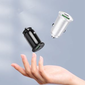 Củ sạc ô tô LI-TOP sạc nhanh 2 cổng 20W Cốc sạc oto chống cháy nổ