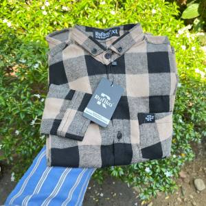 Kemeja Anak Laki Laki dan Perempuan Katun Flanel Tebal Halus berkualitas usia 2 sampai 11 Tahun R022