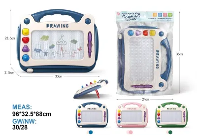 (Ready Stock Malaysia) Kids Magnetic Drawing Board Colourful Writing Drawing Board Table Toy Puzzle Erasable Meja Lukisan Kanak-Kanak Kids drawing tablet