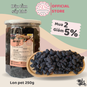 Dâu Tằm Sấy Khô Nguyên Quả 250g 2c Mart