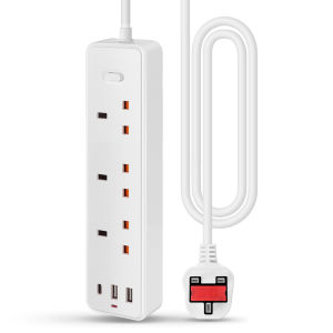 Fast Delivery Multi Plug Extension with USB C Extension Plug Adapter Power Socket Charger Bundle Set