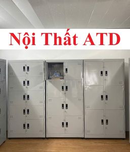 Tủ Sắt Văn Phòng Tủ Gia đình Tủ Quần Áo-Tủ sắt locker nhiều ngăn 2 4 6 8 10 12 15 ngăn mỗi hộc có khóa đựng đồ cá nhân