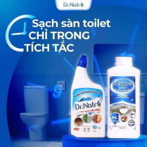 COMBO 2 CHAI ION ĐỒNG HỮU CƠ VÀ NƯỚC LAU SÀN DR NATRO 1000ML