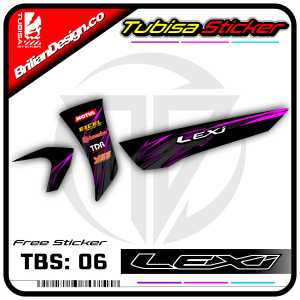Sticker Striping Variasi Yamaha Lexi - Striping Motor Lexi. TBS.06