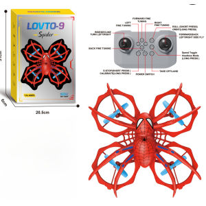 Spider Drone RC Airplane Flying Toy 360° Flips Auto Hovering Headless Mode Helicopter Quadcopter RC Dron Toy for Kids
