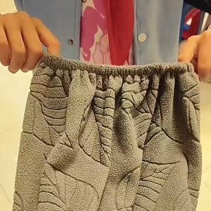 Water Dispenser Cover Elastic Polyester Dustproof 18.9L Universal Leaf Pattern For Home Office