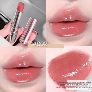 MAXG Làm mờ đường viền môi Son dưỡng ẩm Nhẹ và dưỡng ẩm Chống nứt Son môi có màu Thời trang Nhỏ Son bóng Cô gái