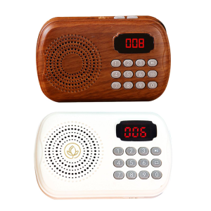 เครื่องเล่นเพลงแบบดั้งเดิมแบบพกพาสำหรับผู้สูงอายุในเพลงและการ์ดรองรับคุณภาพเสียงที่ชัดเจนสำหรับการใช้งานเป็นเวลานาน