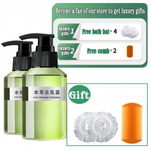 Head Lice Removal Shampoo Anti Lice Shampoo for Kids Adults Effctive Head Lice Treatment Head Lice and Egg Remover Kuto and Lisa Removal Shampoo Suyod Para Sa Kuto at Lisa Anti Kuto Mild 0 Stimulate Anti-dandruff Anti-itching Oil-control Fluffy Shampoo