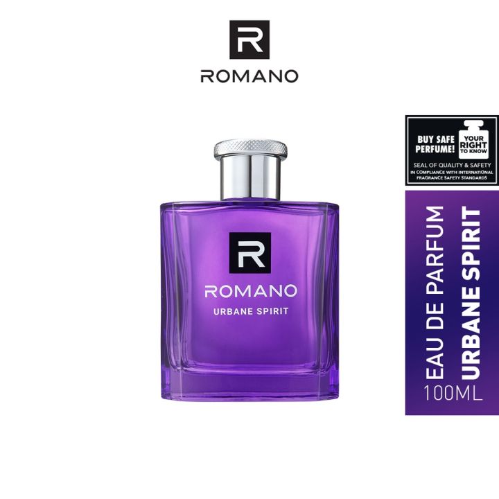 ROMANO EDP Urbane Spirit 100ml Longer Lasting Modern Perfume Minyak