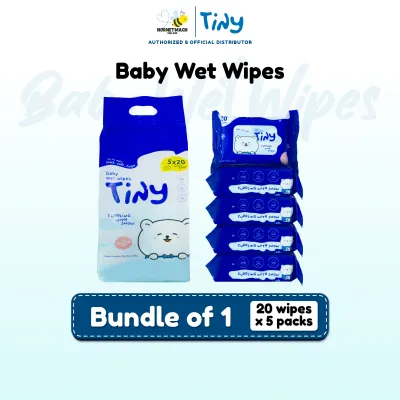 TINY Baby Wet Wipes (20 Wipes) - Bundle of 1 / 3
