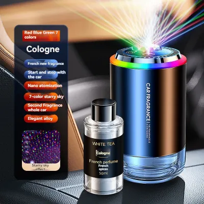 Smart Car Air Freshener Car Aroma Diffuser 4 Levels of Adjustable Intelligent Car Perfume Aroma Diffuser