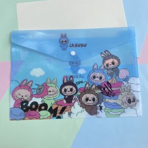 💐 แฟ้มพลาสติกใส เนื้อเหนียวใส่เอกสารได้ 1 ช่อง สะดวก ลาย Monster ใส่เอกสาร มีกระดุมปิด ขนาด 23.5×33 cm ( ขนาด a4 )