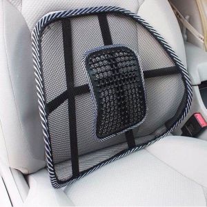 H.S. พนักพิงหลัง เบาะรองหลังเพื่อสุขภาพ ตาข่ายพิงหลัง รองหลัง นั่งสบาย สำหรับเบาะรถยนต์และเก้าอี้ออฟฟิต รองหลัง / Seat Back Support