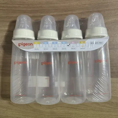 Purplepinkbox Pigeon Flexible RPP Slim Neck Peristaltic Nursing Baby Bottle (Sold Per Piece)