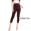 Legging 7/8 HW polos import tebal/Celanawanita import/Pakaian olah raga fashion sw cloth. 
