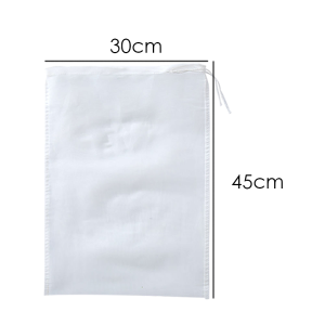 200 Mesh Reusable Nylon Filter Bag Food Grade Fine Strainer for Coffee Tea Soy Milk Kitchen Use