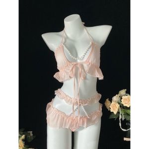 CP36 Set cosplay nội y ren ngọc trai bộ đồ lót lingerie bralette quyến rũ gợi cảm CP36