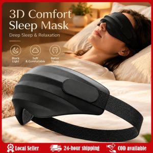3D Sleeping Eyepatch Mask Block Out Light Eye Mask Soft Cover Rest Relax Sleep Aid Portable Blindfold Travel Eyepatch Eye Mask Sleep 3D Stereoscopic Sleep Aid for Men Women Adult Portable For Sleeping