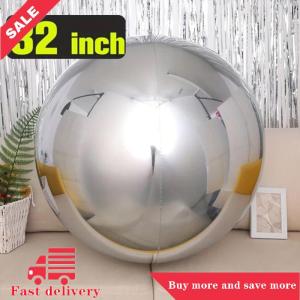 [COD] 4D Sphere 32 Inch Metal Mirror Effect Decorative Balloon For Celebrations And Party Decorations Filling With Helium Can Float