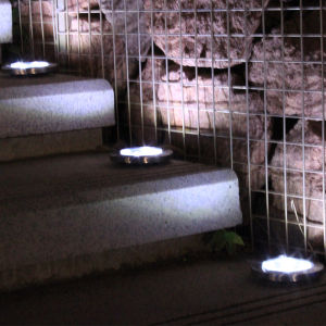 solar lights outdoor waterproof LED Solar Underground Lights 8leds Buried Floor Light Outdoor Garden Path Ground Waterproof IP65 lawn Lighting