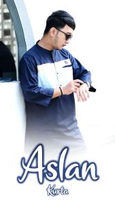 ASLAN KURTA PREMIUM SIZE M-XL BY HI SIS HOUSE