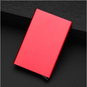 RFID Blocking Anti-theft ID Credit Card Holder Porte Carte Thin Aluminium Metal Wallets Pocket Case Bank Card Box