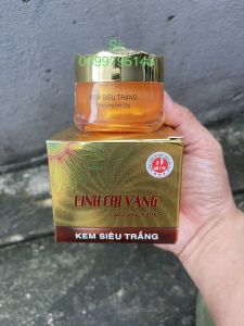 Kem Siêu Trắng Da Linh Chi Vàng Vip 25g