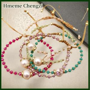 Hmeme Faceted Beaded Bracelet For Women Fashion Natural Bracelets Jewelry Pulseras Femme Y2K Accessories