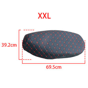 Leather Motorcycle Seat Cover Anti-Scratch Easy-Clean Cushion Protector
