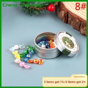 Cneng 1:12 Dollhouse Miniature Christmas Cookies Biscuit Candy Gift Box Tin Box Model Home Living Scene Decor Toy
