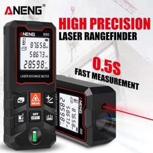 TK-36 Alat Pengukur Jarak Jauh Portable Meteran Laser Distance Meter Measure Digital LCD Distance