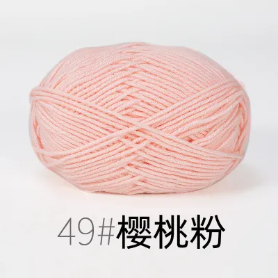 Len Milk cotton mác đen 50gram đan móc