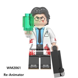 Mini Halloween Horror Gifts Block Figures Toys Zombie Jason Freddy Krueger Building Blocks Toy WM6075