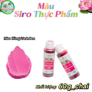 ( 1 CHAI 60G ) MÀU SIRO THỰC PHẨM UNICORN_MÀU HỒNG CÁNH SEN