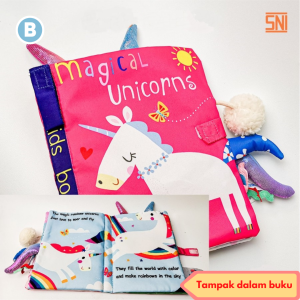 Mainan Edukasi Buku Kain Bayi Softbook Daily Activity