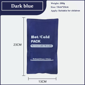 Reusable Hot Cold Gel Pack Pad First Aid Fatigue Relief Pad Provides Alleviate Joint and Muscle Pain Flexible therapy from injuries - shoulder back knee neck ankle & more