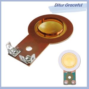 Ditur 1 cái Phụ kiện tự làm 25.4mm sừng treble phim với khung nhựa màng ổ đĩa đầu tweeter bằng giọng nói cuộn dây âm thanh phim buzzer