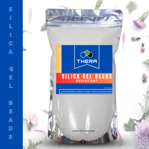 THERA 1kg  White Silica Gel Desiccant Beads for Drying Flowers Air Care Moist Absorption Prevents Mold   2-5mm