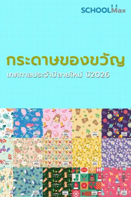 Saengroong กระดาษห่อของขวัญ (10แผ่น) 18.5x24นิ้ว (ลายเดียว) จำนวน 1แพ็ค