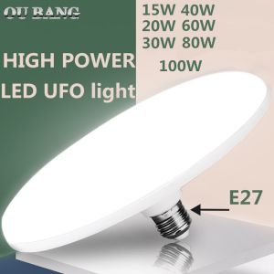 Energy saving Flying Saucer UFO LED Light led bulb Flat Low High Bay Ceiling Aluminum Alloy base E27 LED Lamp lighting
