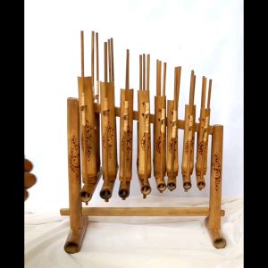 Angklung 1 Oktaf 8 Nada Ukuran Mini Untuk anak TK/Paud