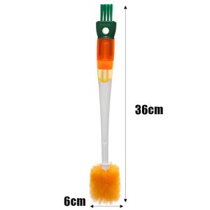 ถ้วยขวดนมแบบถอดได้ชุดแปรงทำความสะอาดสำหรับห้องครัวแบบ5ใน1แปรงฟางเครื่องมือทำความสะอาดบ้าน