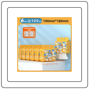 【JJ HOME】ManHua Hanging Facial Towel 100PCS / 75G High Density Thick Face Cloth / Soft Skin-Friendly Wipes