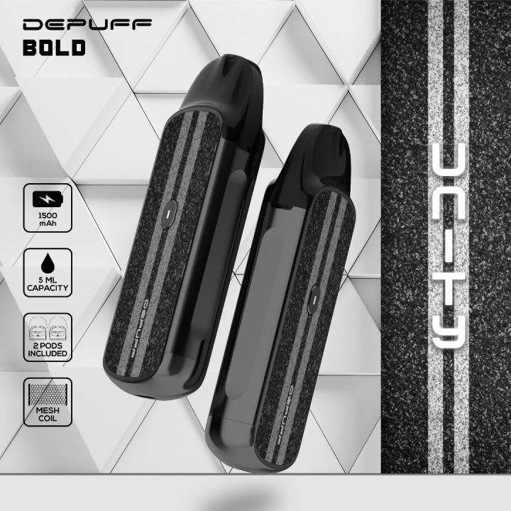 DePuff BOLD Kit with FREE 2 cartridge [UNITY] / Refillable Pod/Starter ...