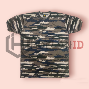 BAJU KAOS DRYFIT TNI ANGKATAN DARAT HIJAU LORENG MALVINAS TANGAN PENDEK (TENTARA AD)